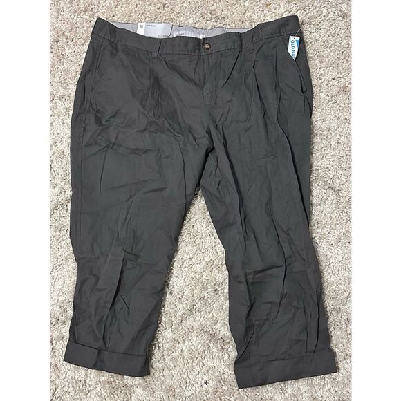 NEW WITH TAGS VINTAGE Old Navy women/men gray MID RISE pants, size 18 reg  regul - Picture 1 of 6